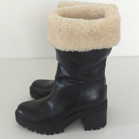 New Marc Fisher Lug Sole Booties Size 7 - Picture 5 of 7